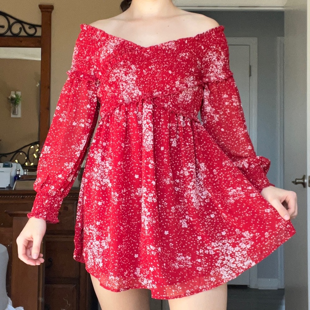 Wrap Floral Dress